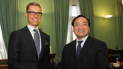En Finlandia viceprimer ministro de Vietnam